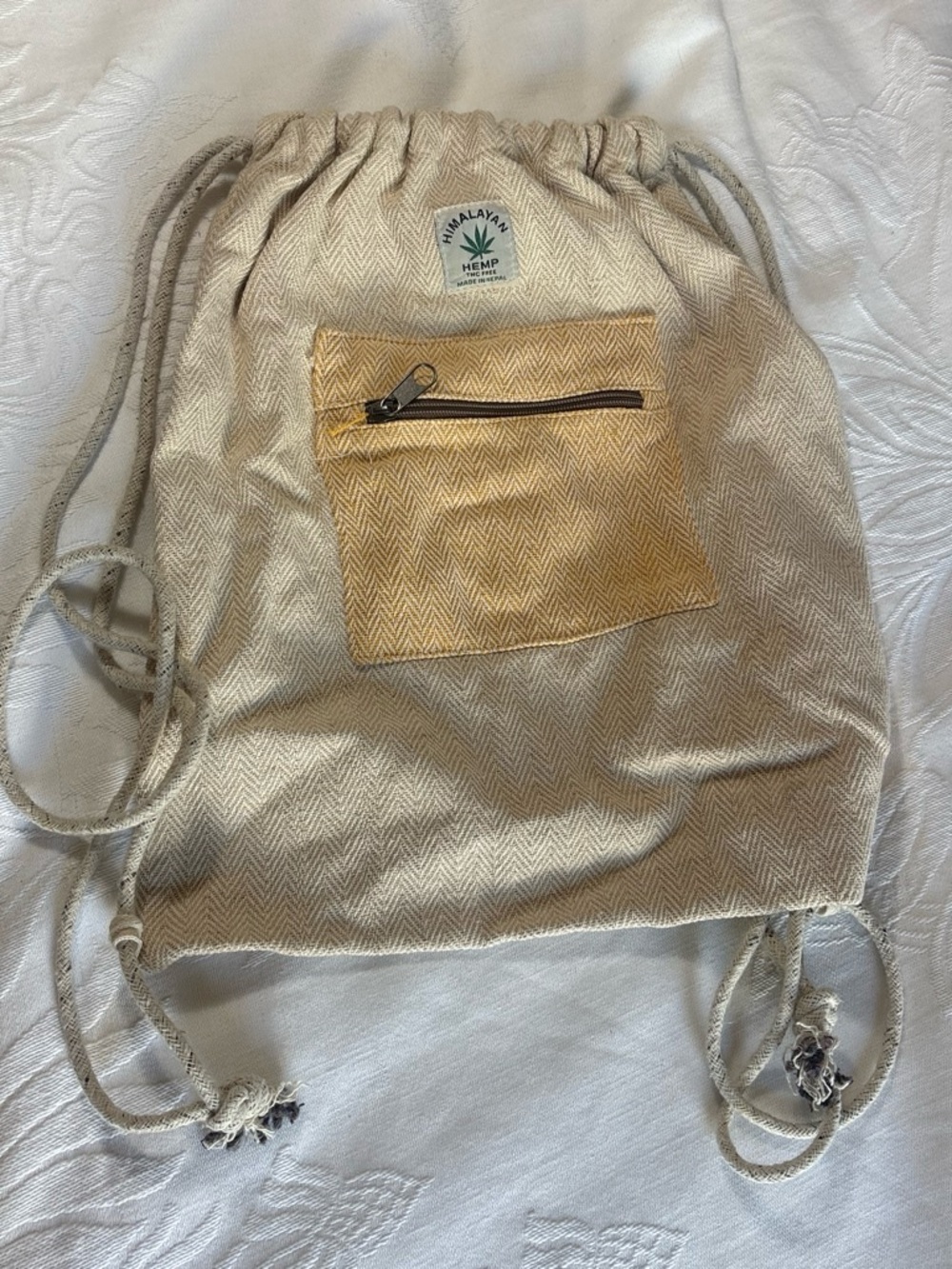 Himalayan Hemp Drawstring Bag